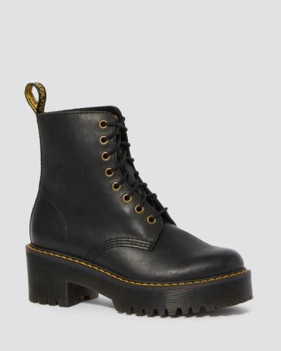 Botas De Tacon Dr Martens Shriver Hi Wyoming Cuero Para Mujer DR9032C
